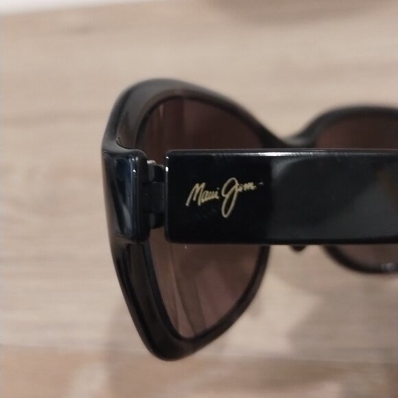 Maui Jim Koki Beach Sunglasses MJ433-11T Black Grey Tortoise Polarized - Picture 5 of 8